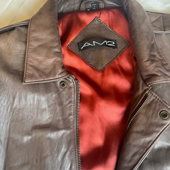 Vintage AM2 100% Leather Jacket - Picture 7 of 7